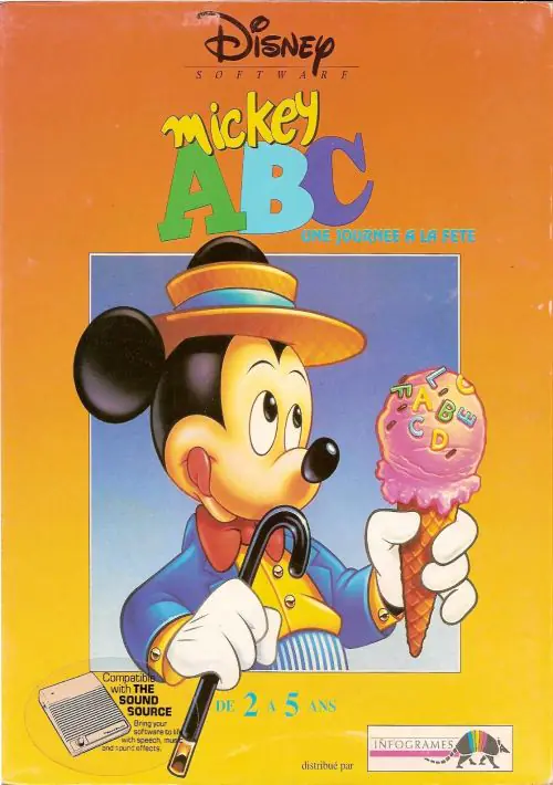 MS-DOS Mickey ABC Une Journée à La Fête (CGA Graphics) ROM download