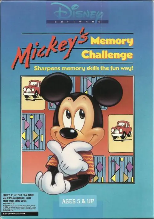MS-DOS Mickey's Memory Challenge (VGA Graphics, SoundBlaster) ROM