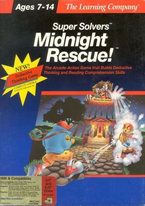 MS-DOS Midnight Rescue (CGA Graphics) ROM download