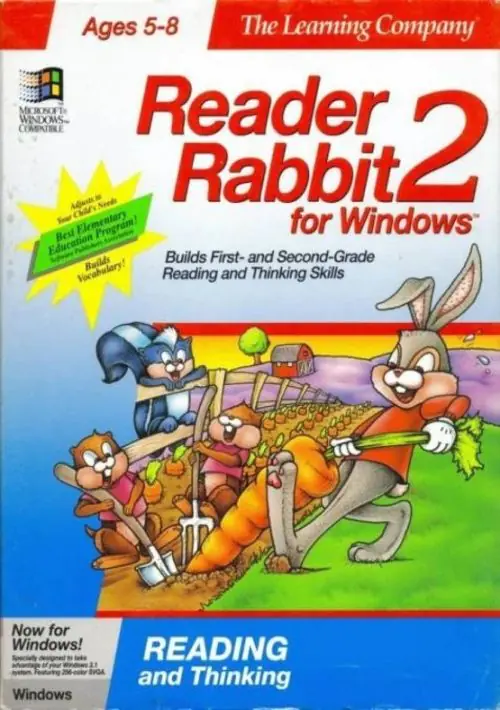 MS-DOS Reader Rabbit 2 (CGA Graphics) ROM download