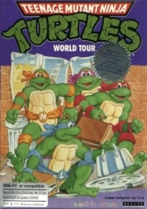 MS-DOS Teenage Mutant Ninja Turtles World Tour (Tandy Graphics) ROM download