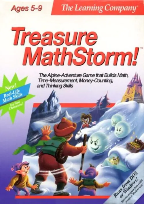 MS-DOS Treasure Mathstorm (Tandy Graphics, No Music) ROM download