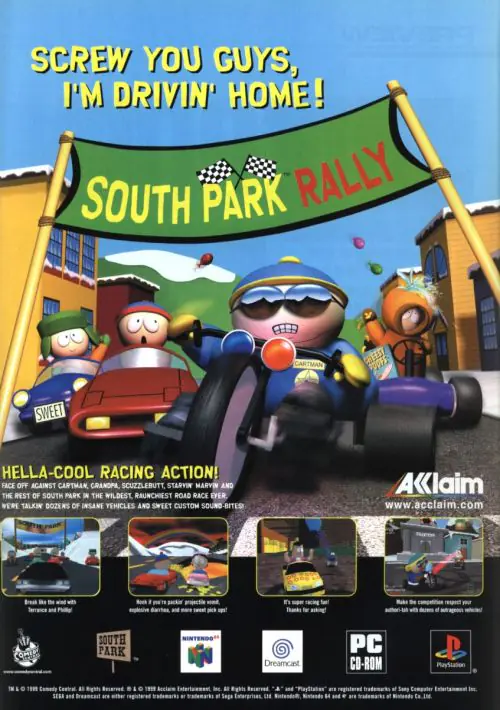 South Park Rally ROM download
