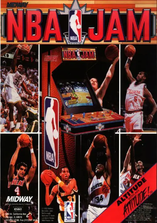 NBA Jam (rev 3.01 04/07/93) ROM download