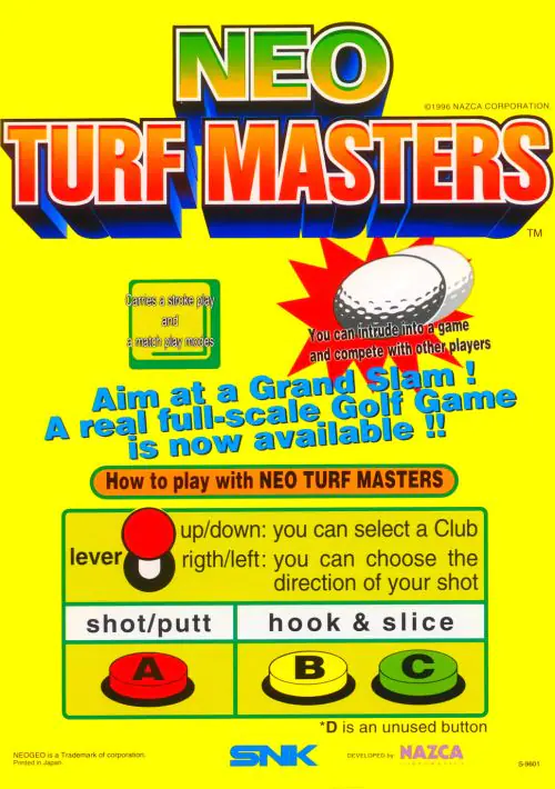 Neo Turf Masters / Big Tournament Golf ROM download