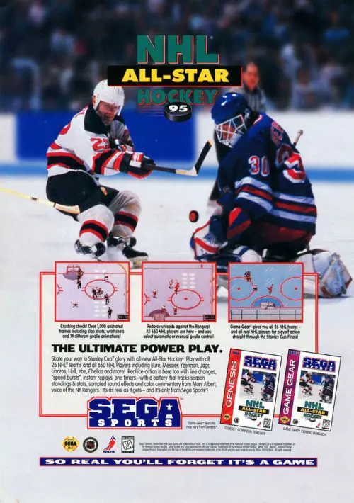NHL All-Star Hockey 95 ROM download