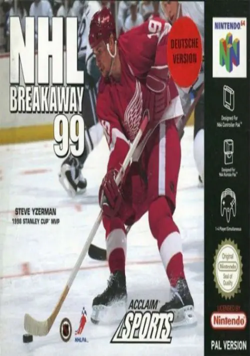 NHL Breakaway 99 (E) ROM download