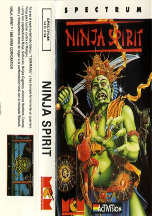 Ninja Spirit (1990)(MCM Software)(Side B)[128K][re-release] ROM download