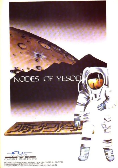 Nodes Of Yesod (1985)(Odin Computer Graphics)[h][128K] ROM download