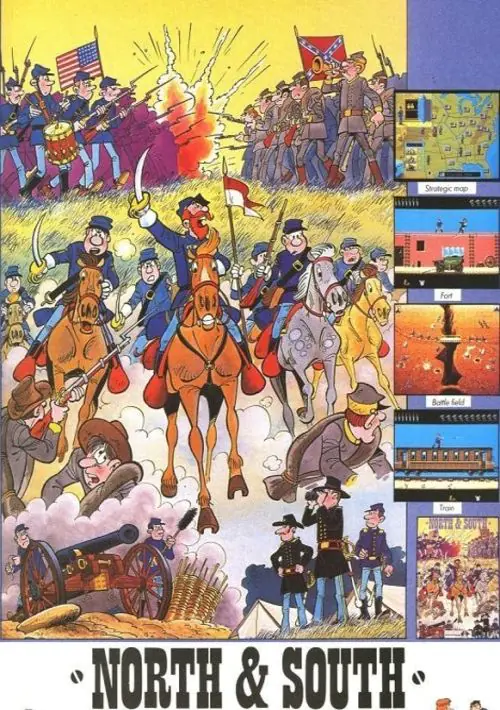 North And South - Les Tuniques Bleues (UK,F,S) (1988) (Disk 2 Of 2) [a1].dsk ROM download