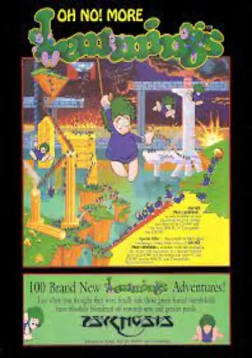 Oh No More Lemmings (19xx) (Chris White) ROM download