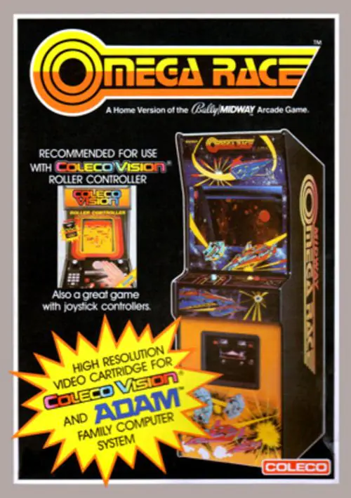 Omega Race (1983)(Coleco) ROM download