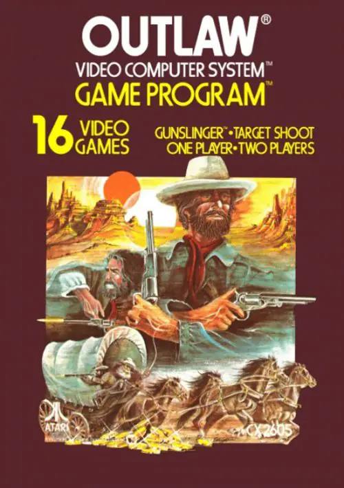 Outlaw - GunSlinger (1978) (Atari) ROM download