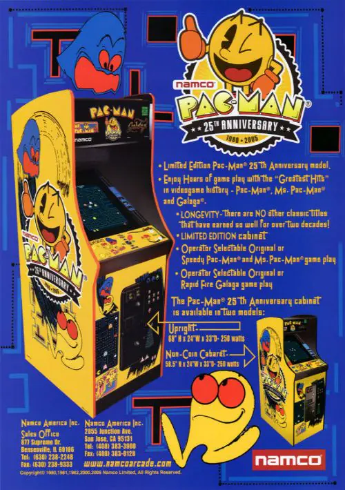 Pac-Man - 25th Anniversary Edition (Rev 3.00) ROM download