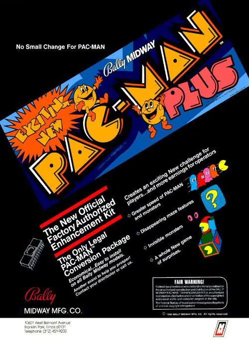 Pac-Man Plus ROM download