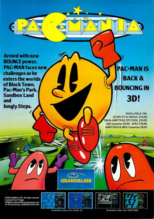 Pac-Mania (1989)(Sharp - SPS) ROM download