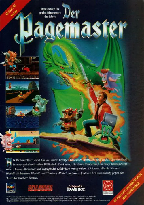 Pagemaster, The ROM download