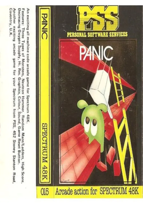 Panic (1983)(Investronica)[aka Monsters In Hell] ROM download