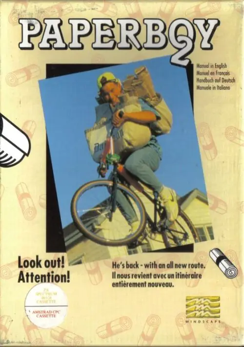 Paperboy 2 (UK) (1991) [a1].dsk ROM download