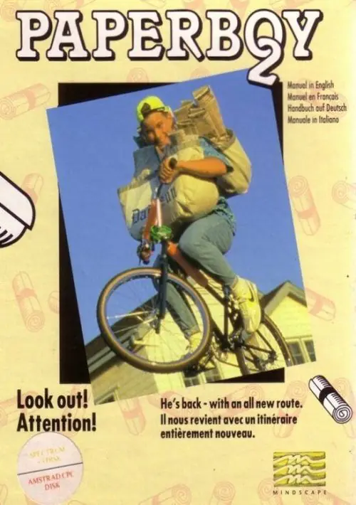 Paperboy 2 (UK) (1991) [a2].dsk ROM download