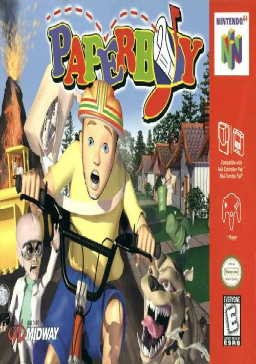 Paperboy (E) ROM download
