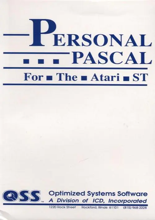 Personal Pascal v1.11 (1986-06-04)(CCD and OSS)[!] ROM download