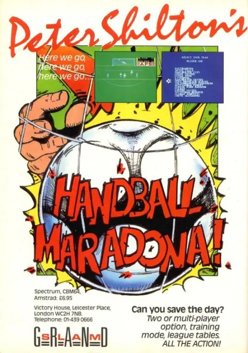 Peter Shilton's Handball Maradona (1987).dsk ROM download