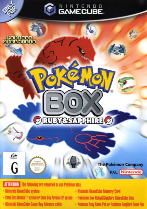 Pokemon Box Ruby Sapphire ROM download