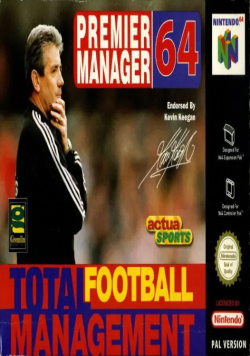 Premier Manager 64 (E) ROM download