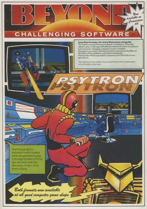 Psytron (1984)(Beyond Software)[a] ROM download