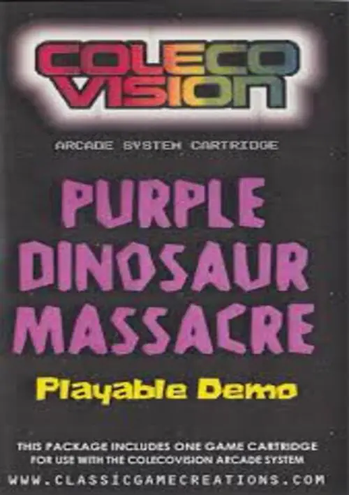 Purple Dinosaur Massacre (1996)(Dondzila, John)(PD) ROM download
