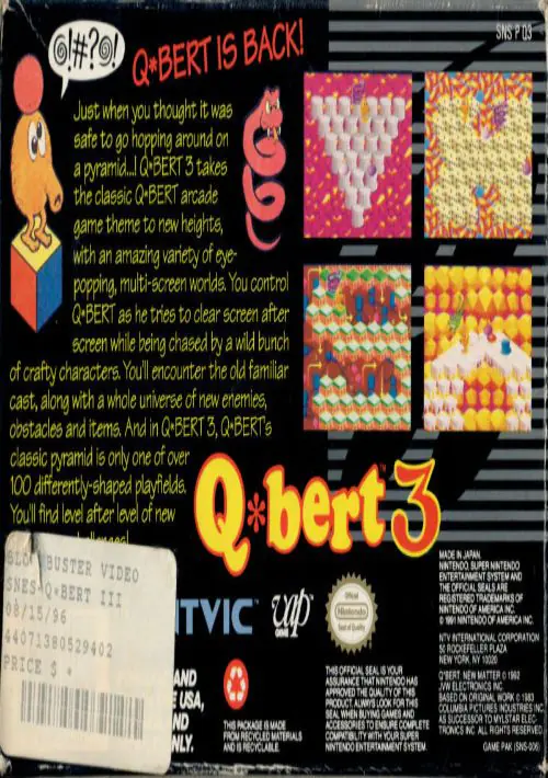 Q-bert 3 ROM download