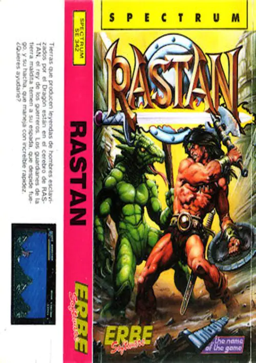 Rastan (1988)(Erbe Software)(Side B)[re-release][alternate Cover] ROM download