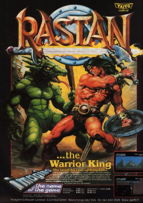 Rastan (World Rev 1) ROM download