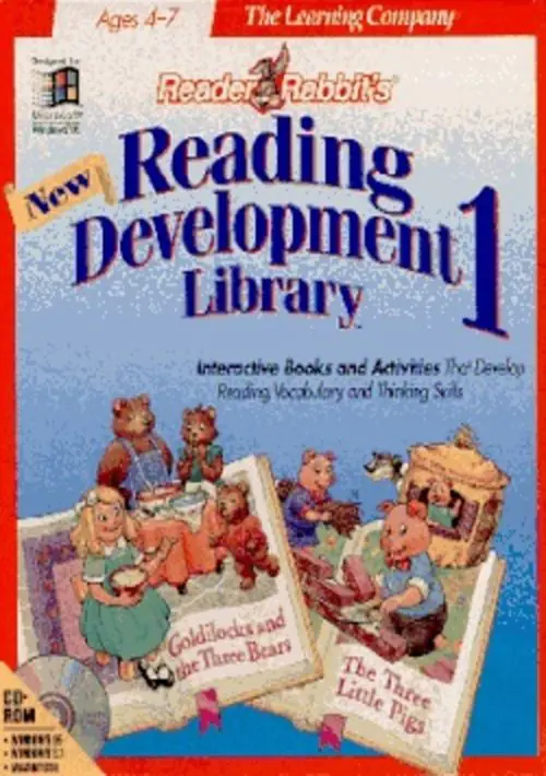 Reader Rabbit's Reading Development Library 1 ROM