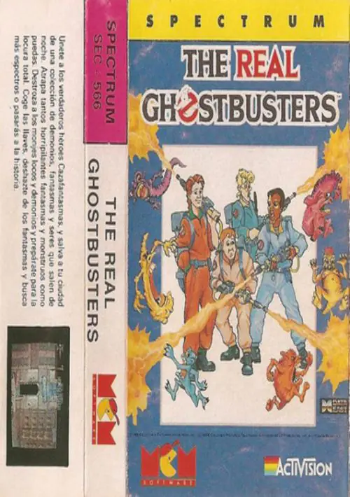 Real Ghostbusters, The (1989)(MCM Software)(Side B)[128K][re-release] ROM