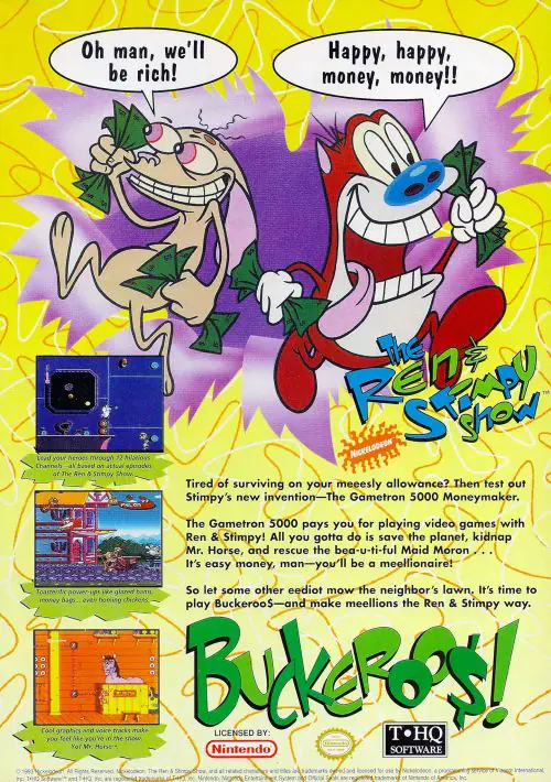 Ren & Stimpy Show, The - Buckeroos! ROM download