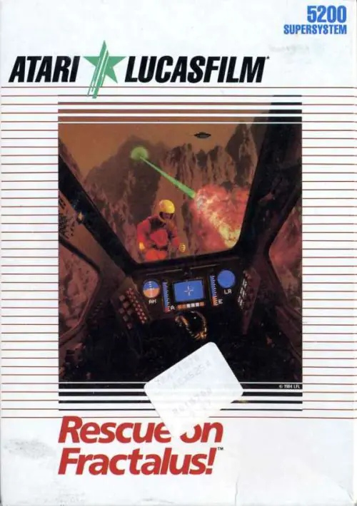Rescue on Fractalus (1984) (Atari-Lucasfilm Games) ROM download