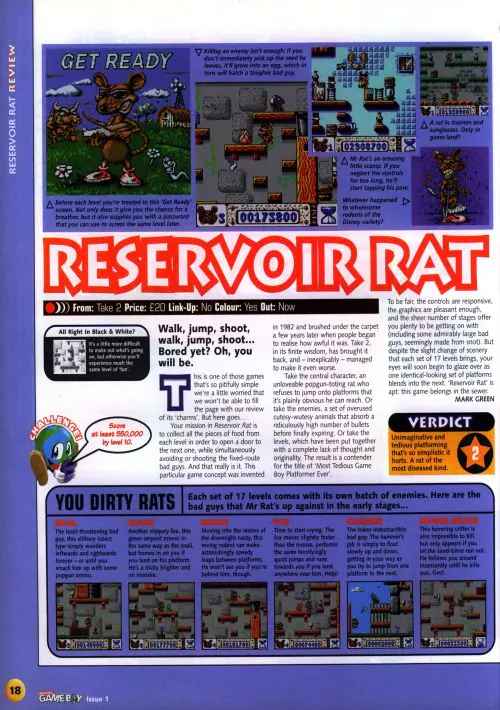 Reservoir Rat ROM download