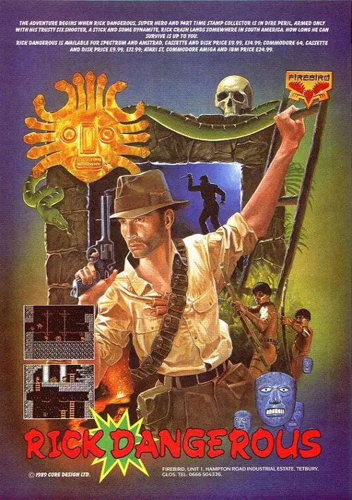 Rick Dangerous (1989)(Firebird Software)[48-128K] ROM download