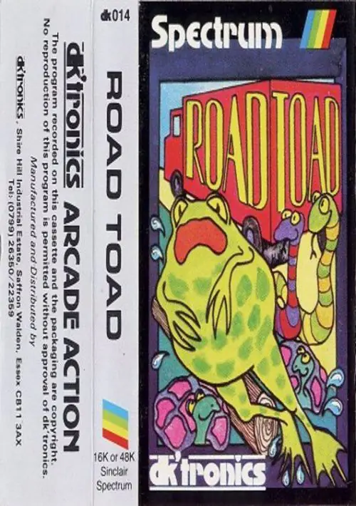 Road Toad (1983)(Prism Leisure)[16K][re-release] ROM download