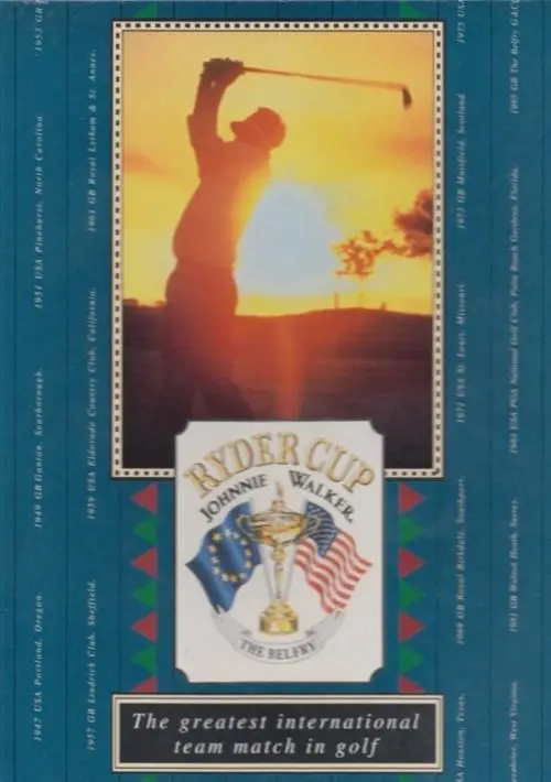 Ryder Cup - Johnnie Walker ROM download