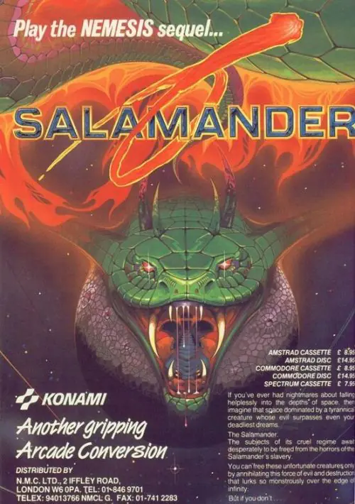 Salamander - Nemesis 2 (UK) (1988).dsk ROM