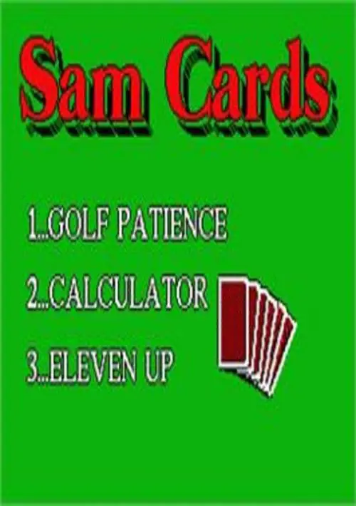 Sam Cards (1994) (Supplement Software) ROM download