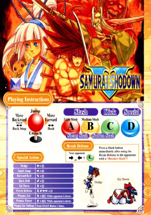 Samurai Shodown V / Samurai Spirits Zero (bootleg) ROM download