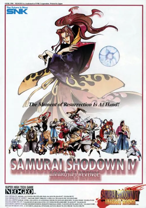 Samurai Shodown IV Amakusa's Revenge  Samurai Spirits Amakusa Kourin ROM
