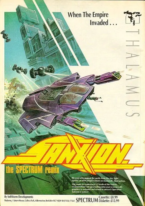 Sanxion - The Spectrum Remix (1989)(Thalamus) ROM download