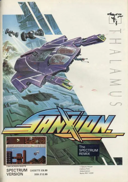 Sanxion - The Spectrum Remix (1989)(Thalamus)[screen Loader] ROM download