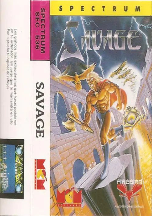 Savage (1988)(Firebird Software)[a] ROM download