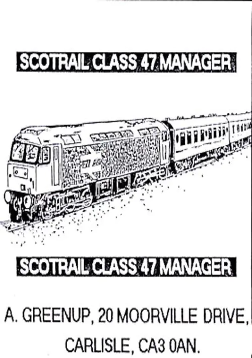 Scotrail Class 47 Fleet Manager (1990)(Ashley Greenup) ROM download